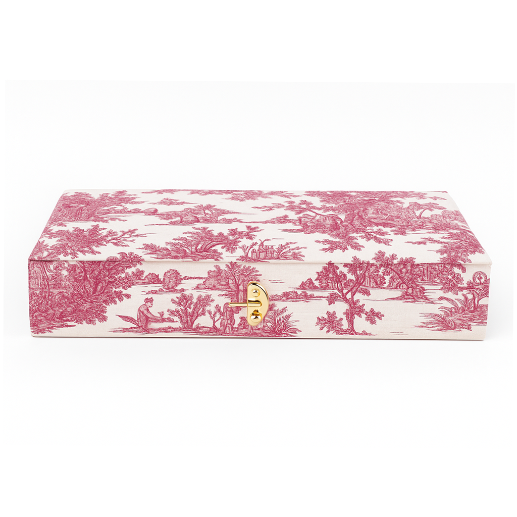 Coffret Toile de Jouy - Rose GA 073