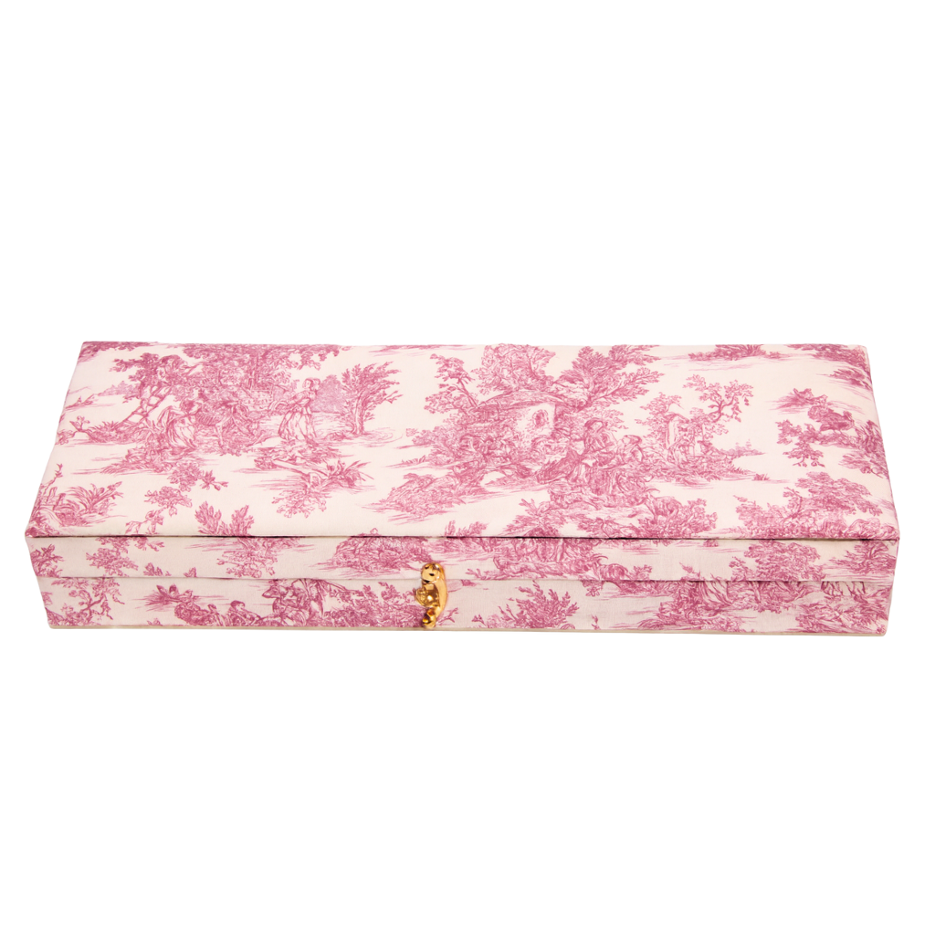 Coffret Toile de Jouy - Rose GA 074