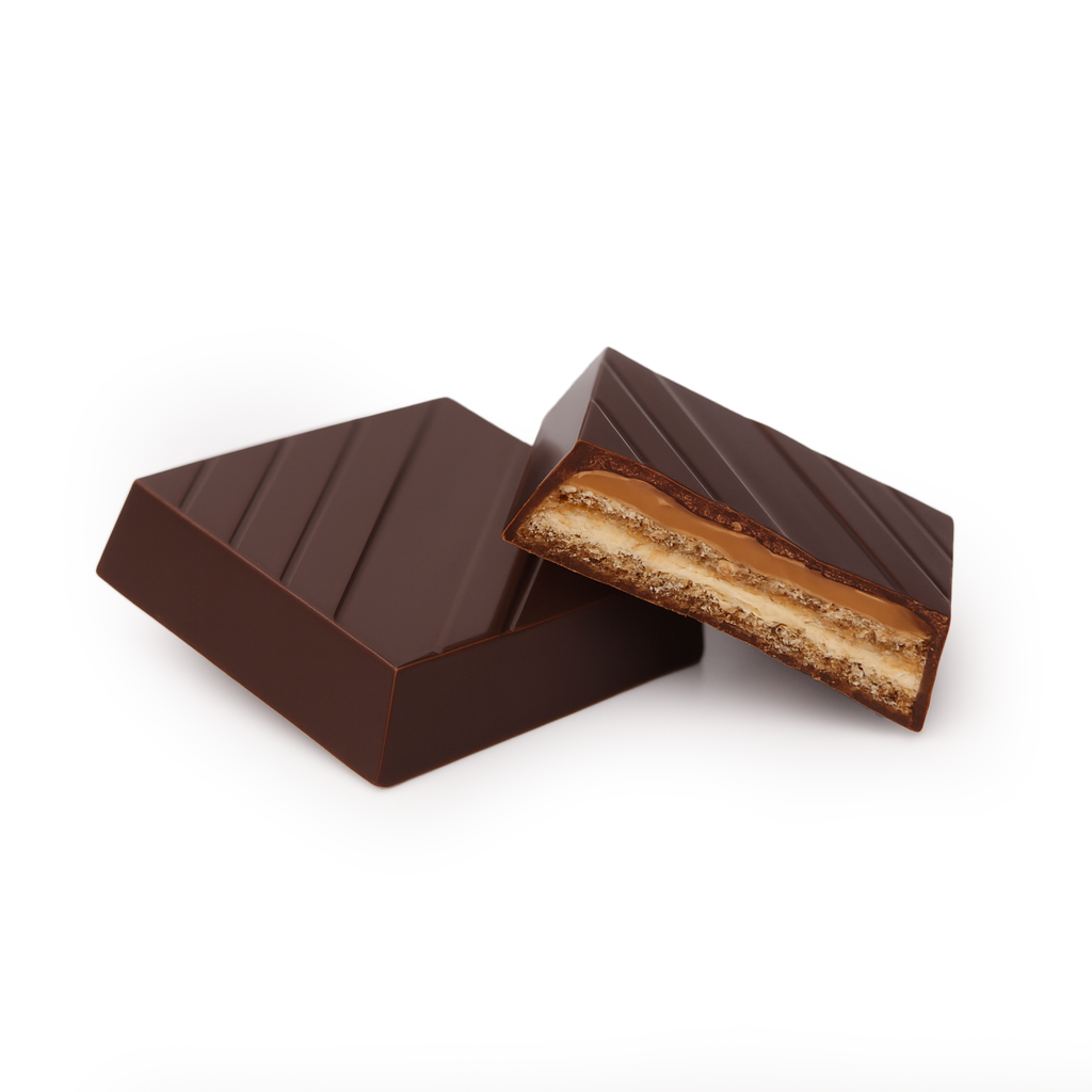 Gaufrette noisette noir