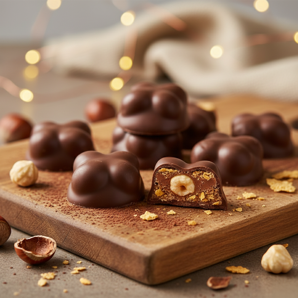 Crunchy noisette lait