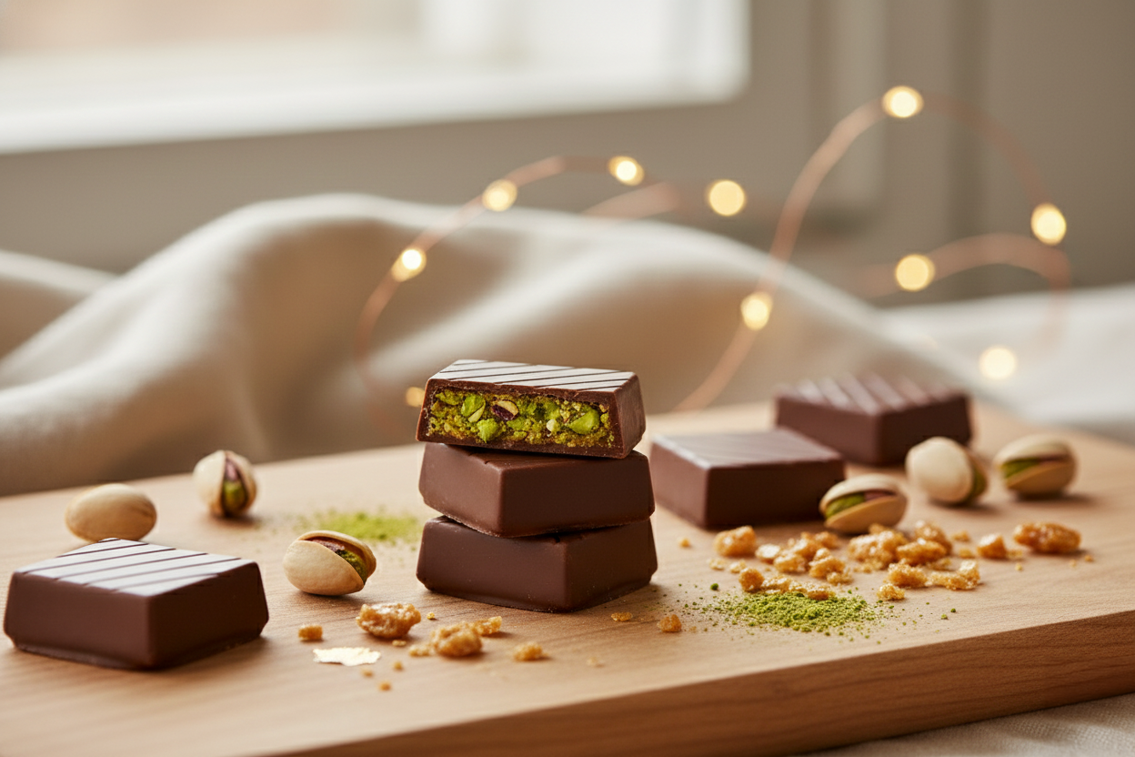 Croquant pistache lait