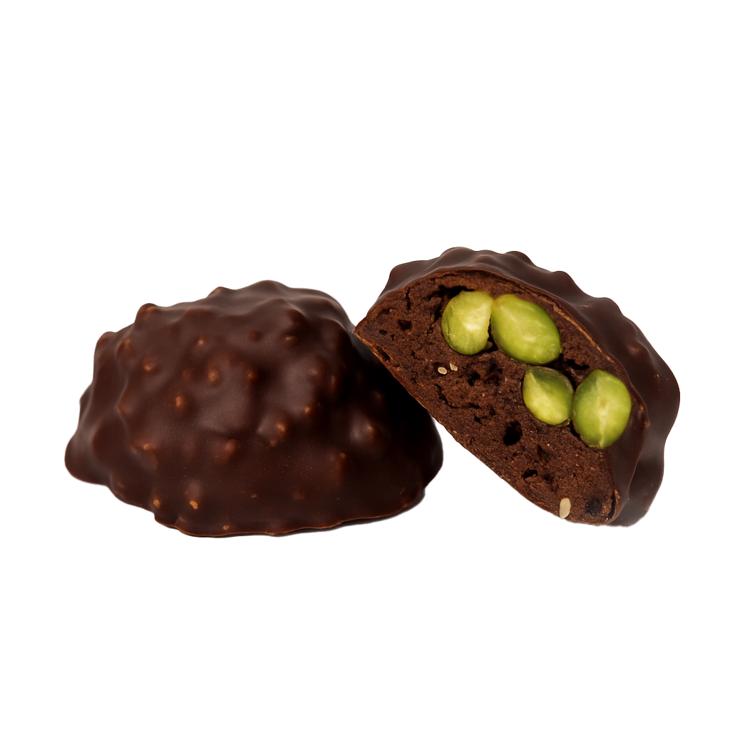 Rocher pistache noir