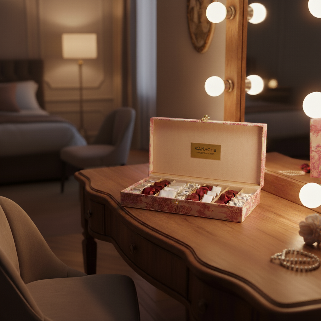 Coffret Toile de Jouy - Rose GA 073